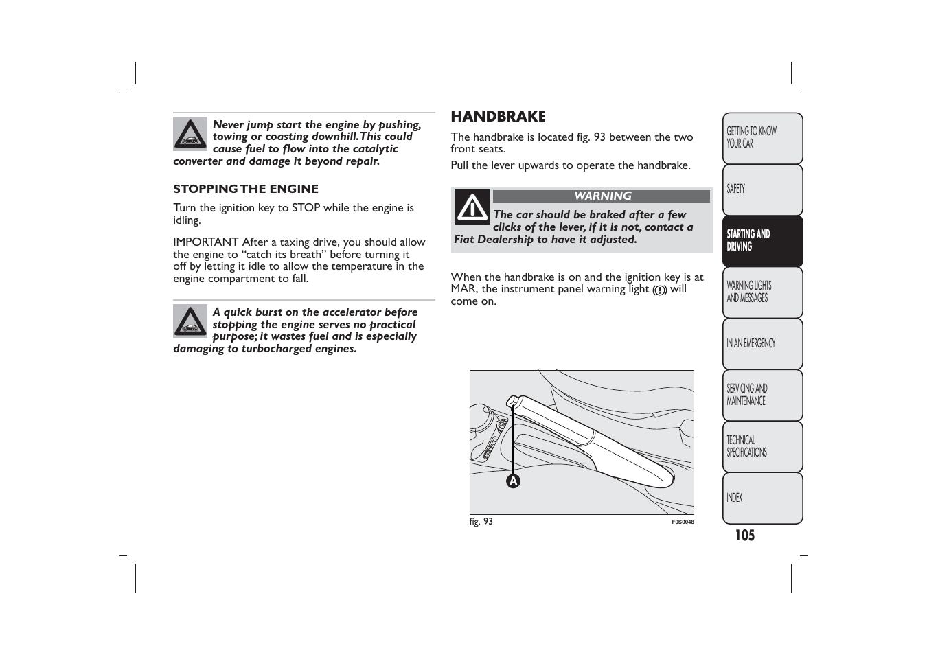 FIAT 500 User Manual | Page 108 / 230