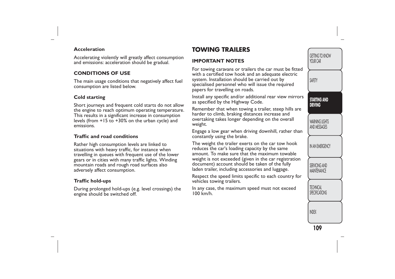 FIAT 500 User Manual | Page 112 / 230