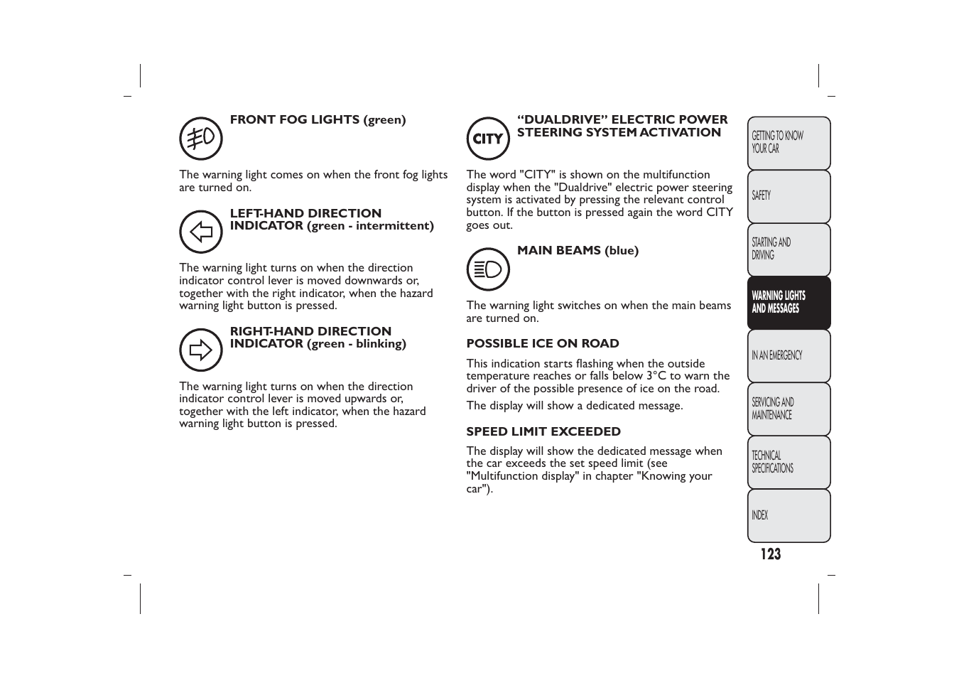 FIAT 500 User Manual | Page 126 / 230