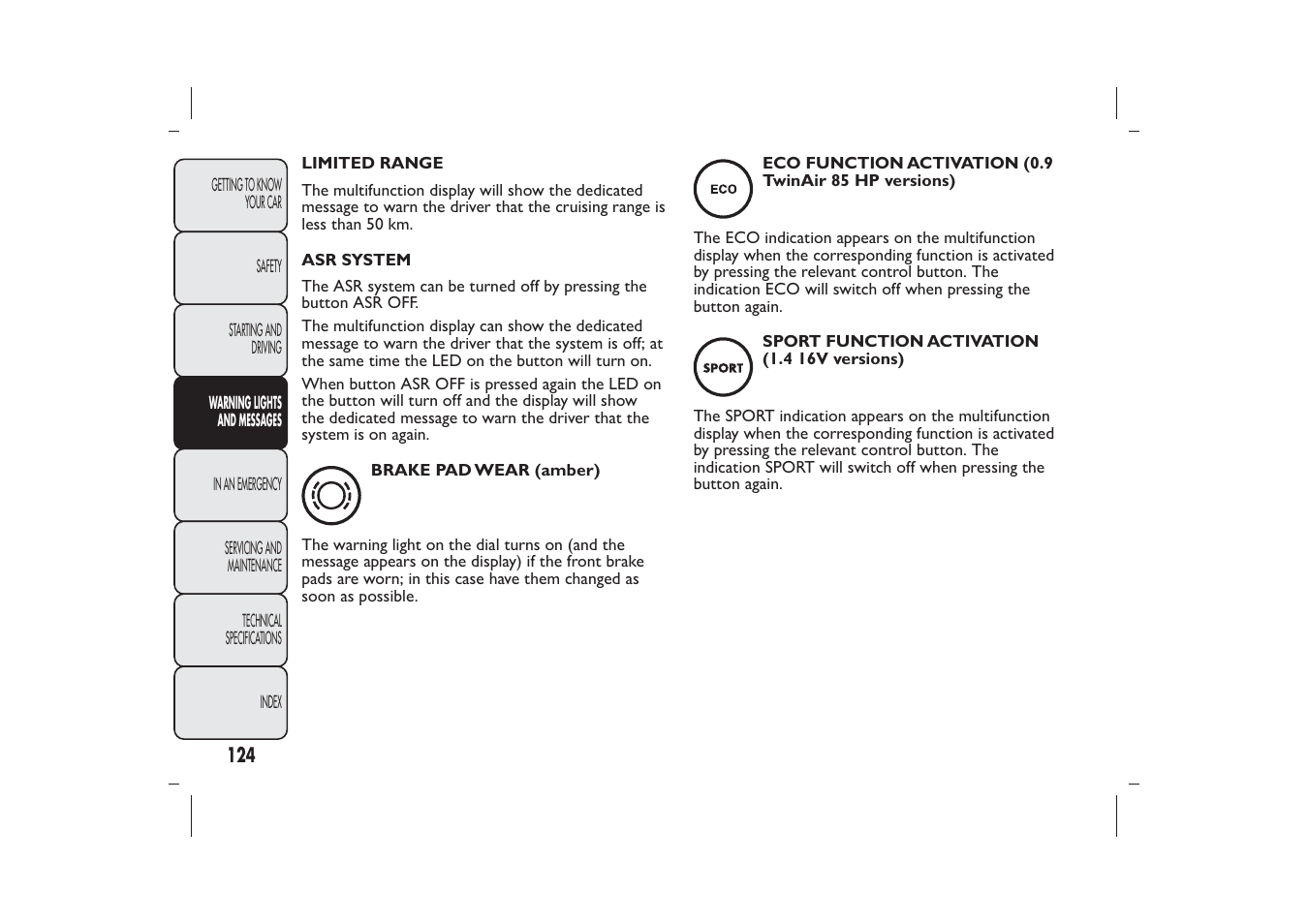 FIAT 500 User Manual | Page 127 / 230