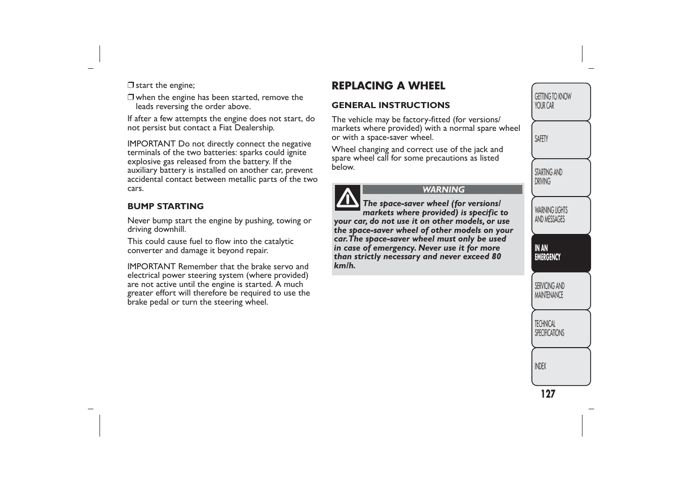 FIAT 500 User Manual | Page 130 / 230