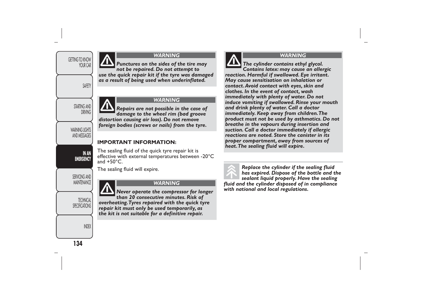 FIAT 500 User Manual | Page 137 / 230