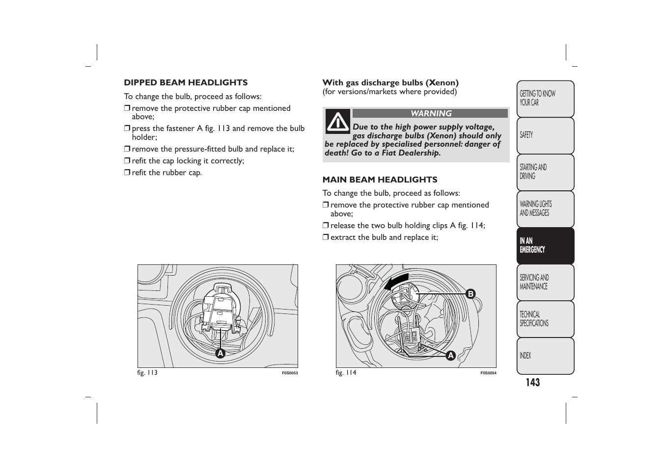 FIAT 500 User Manual | Page 146 / 230