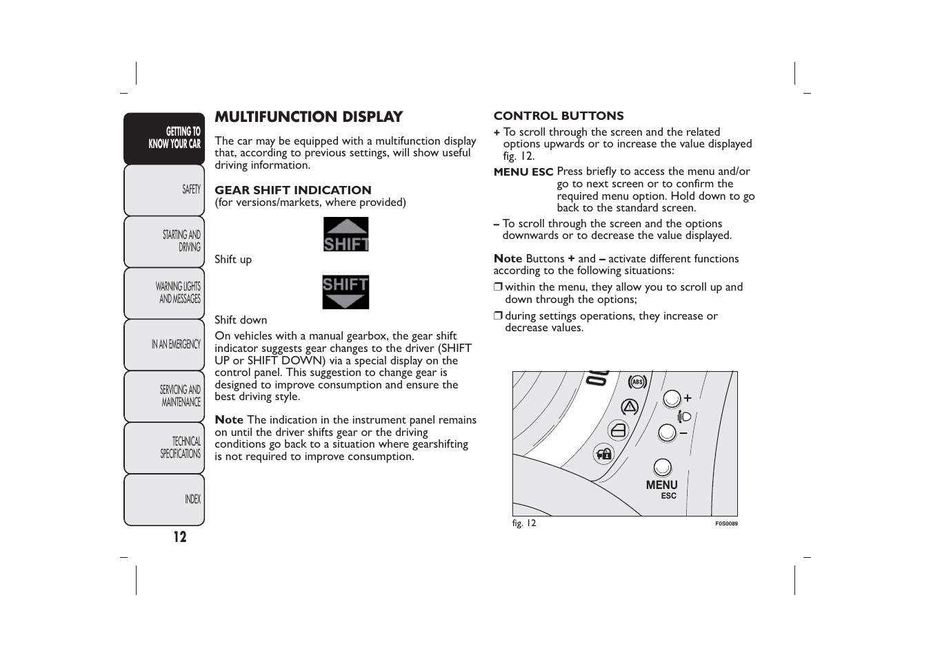 FIAT 500 User Manual | Page 15 / 230