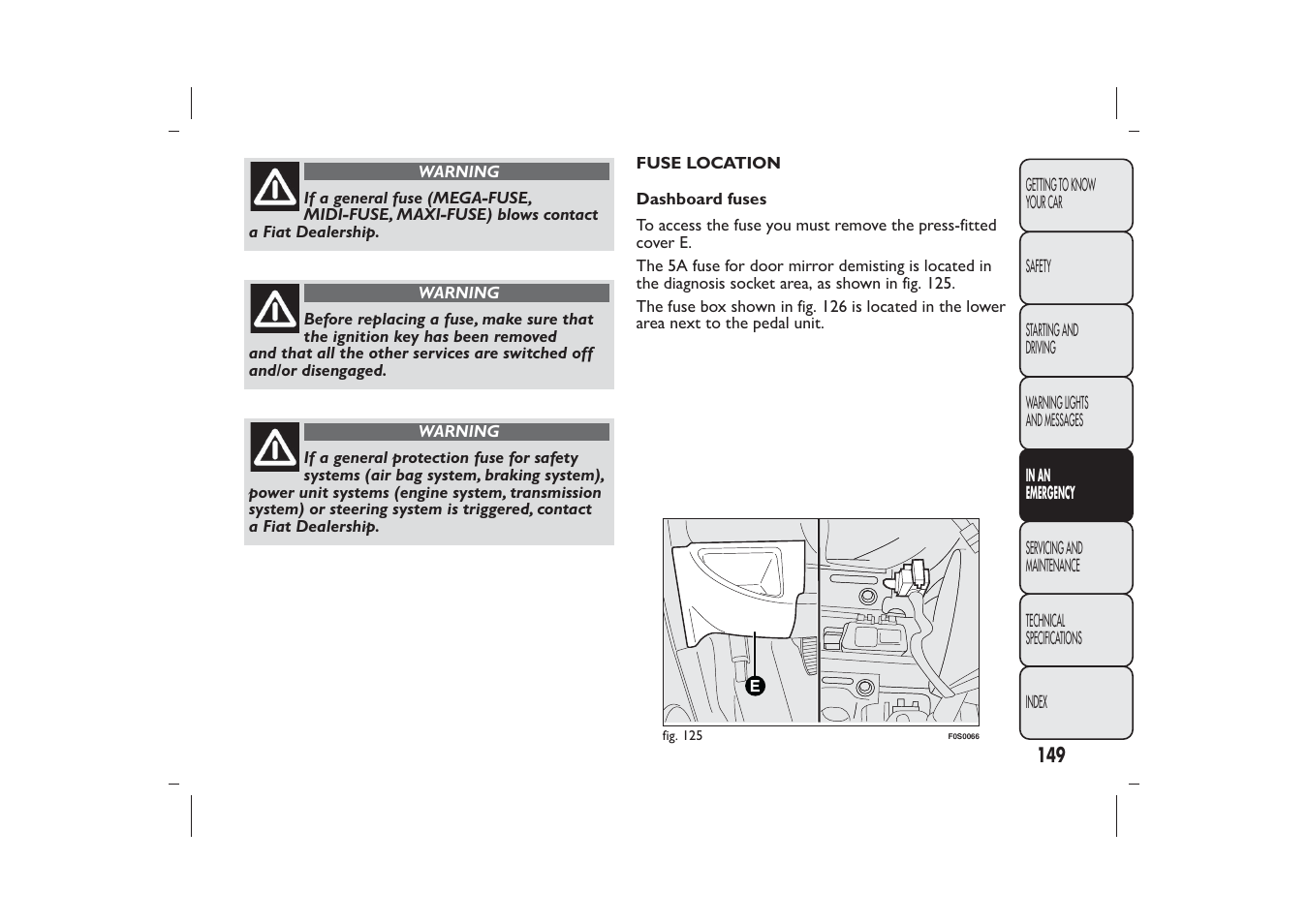 FIAT 500 User Manual | Page 152 / 230