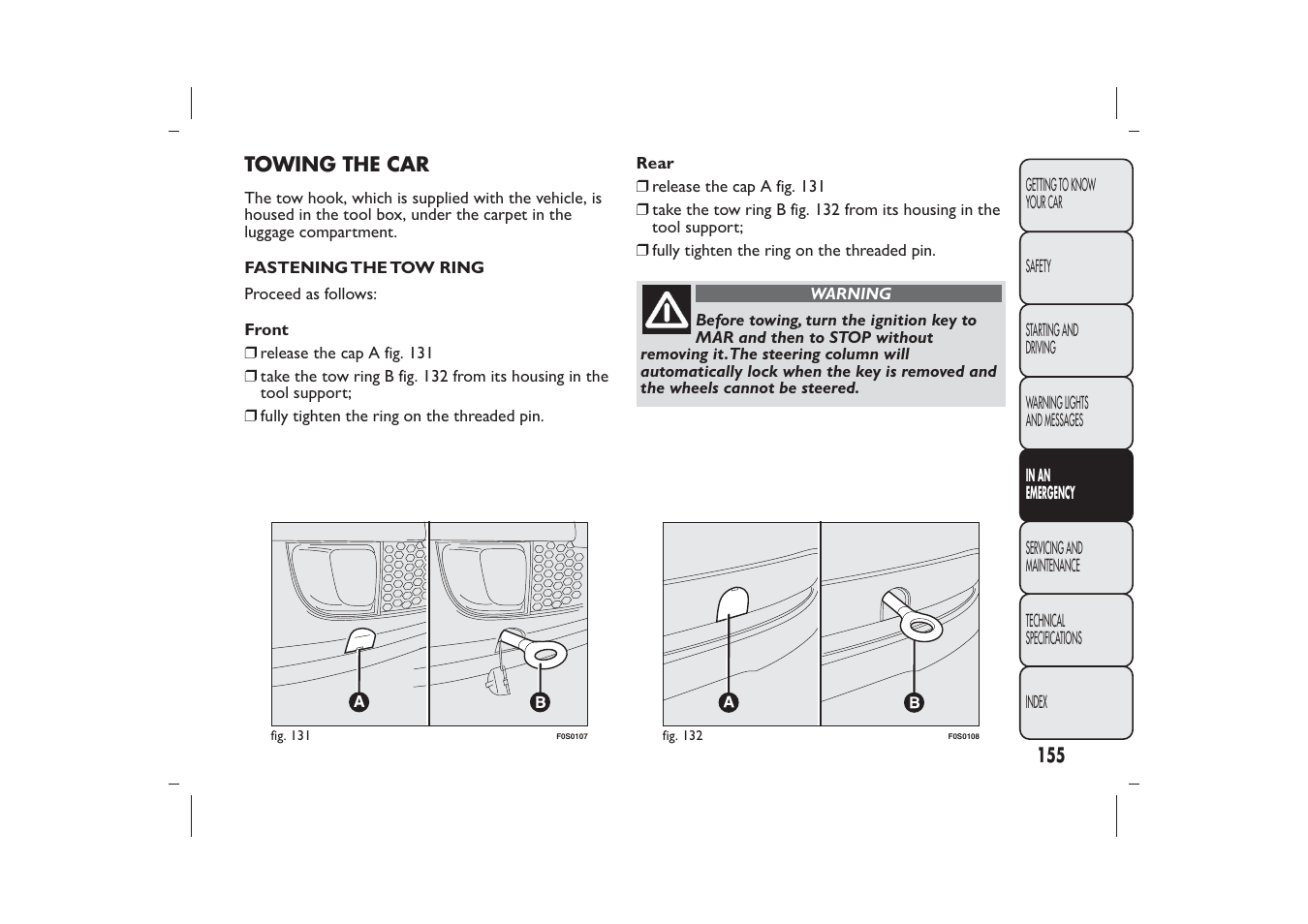 FIAT 500 User Manual | Page 158 / 230