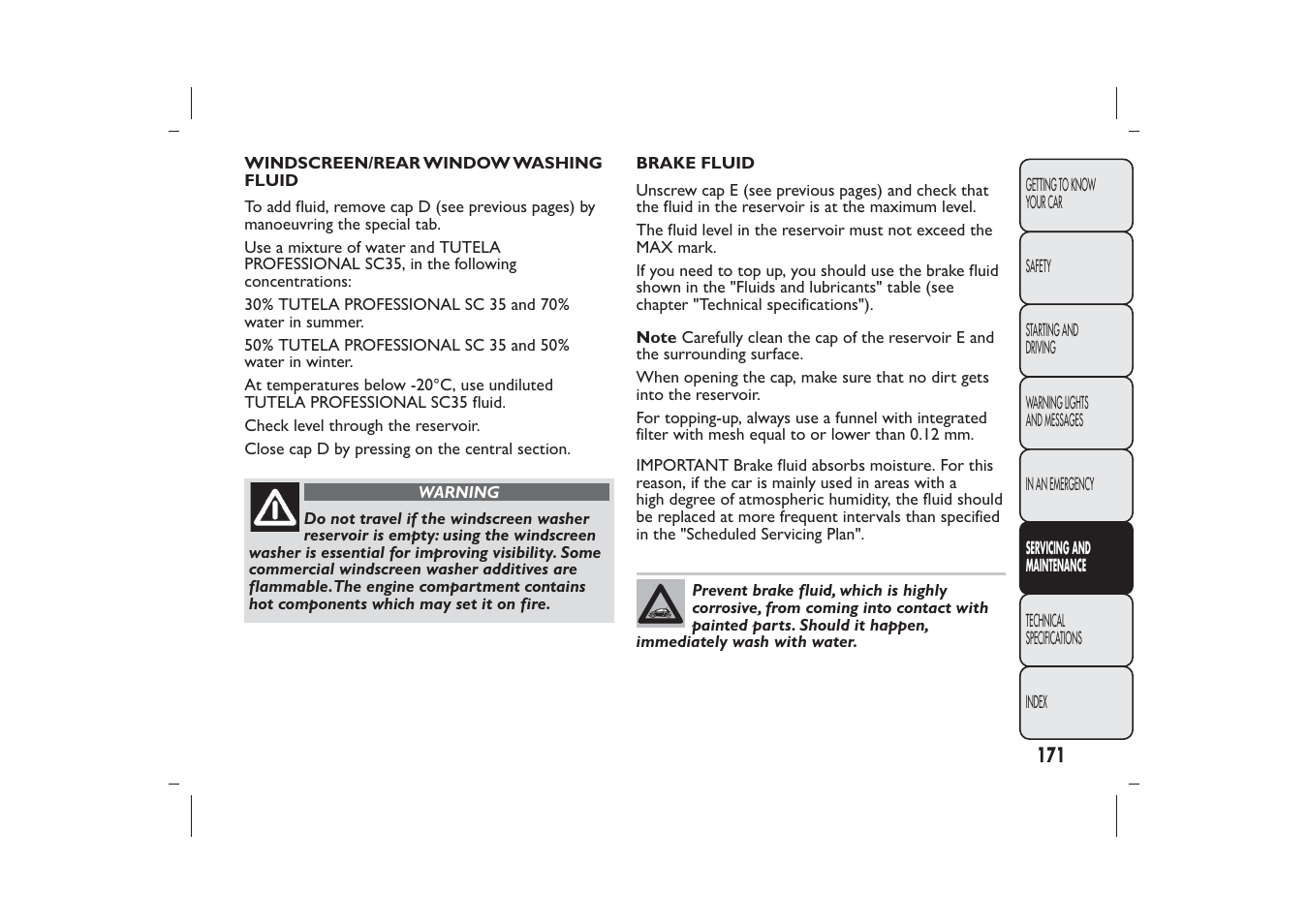 FIAT 500 User Manual | Page 174 / 230