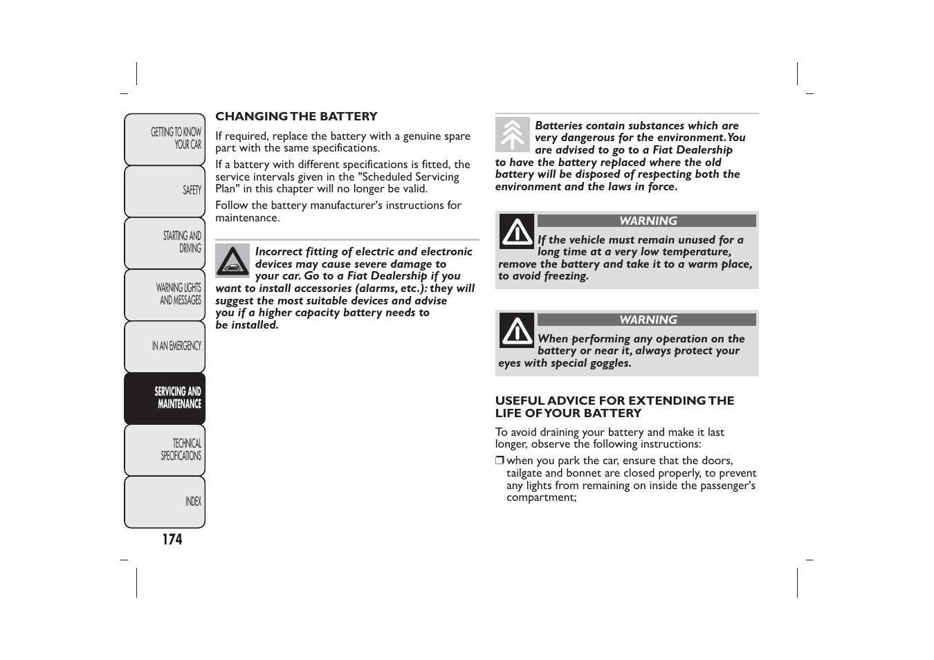 FIAT 500 User Manual | Page 177 / 230