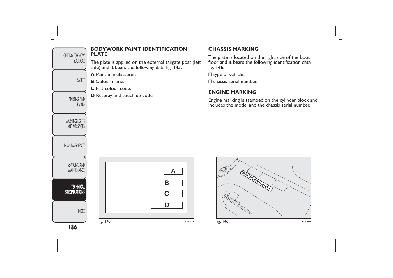 FIAT 500 User Manual | Page 189 / 230