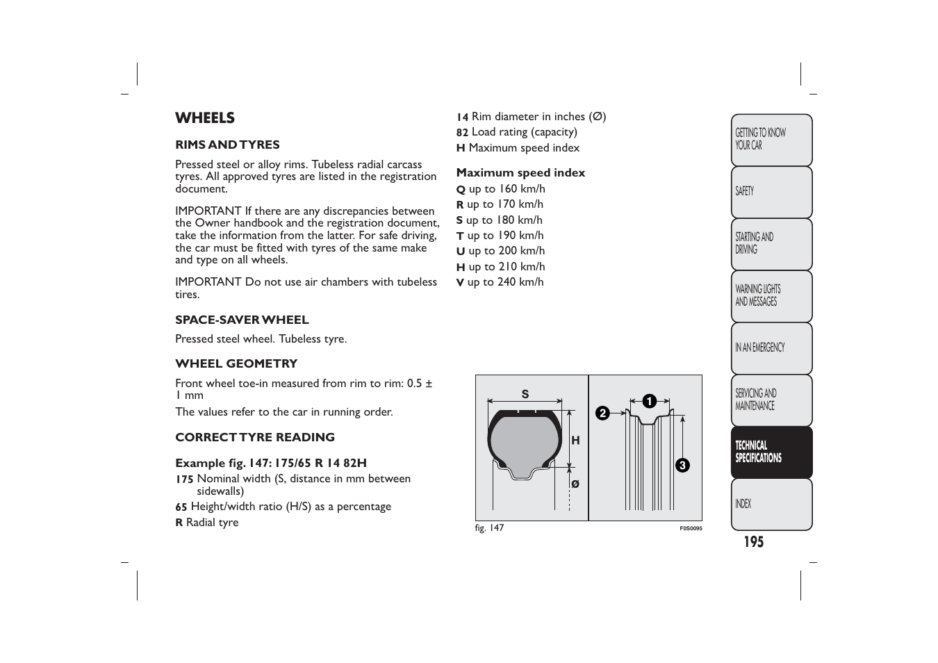 FIAT 500 User Manual | Page 198 / 230