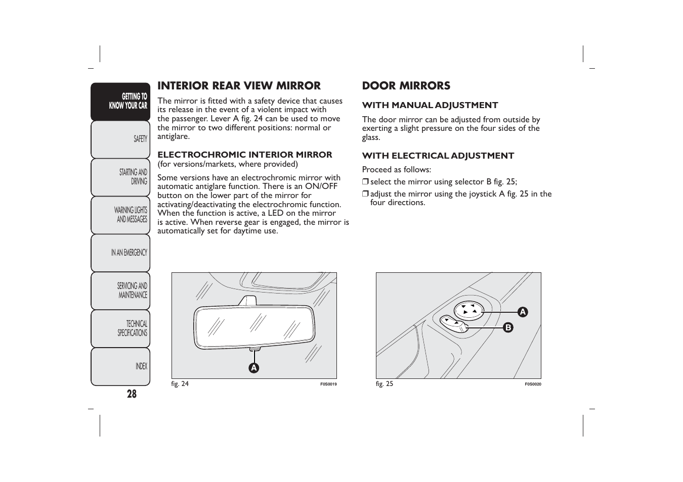 FIAT 500 User Manual | Page 31 / 230