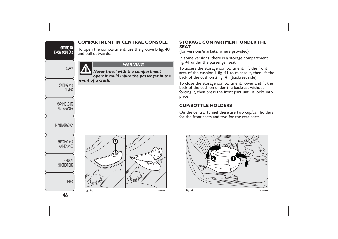 FIAT 500 User Manual | Page 49 / 230