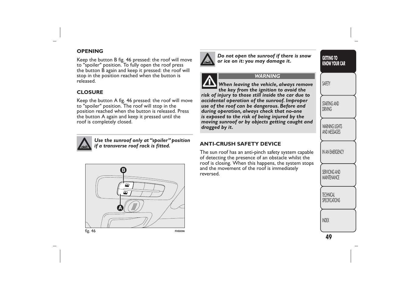 FIAT 500 User Manual | Page 52 / 230