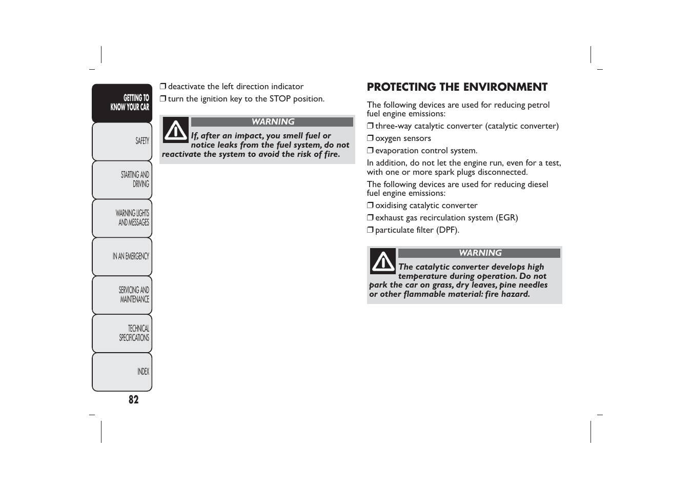 FIAT 500 User Manual | Page 85 / 230