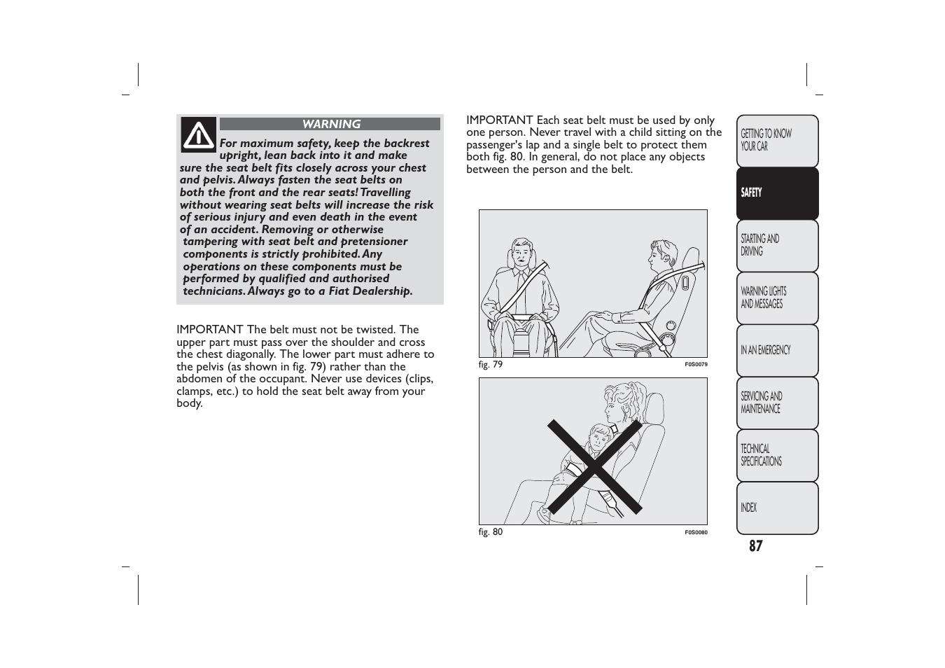 FIAT 500 User Manual | Page 90 / 230