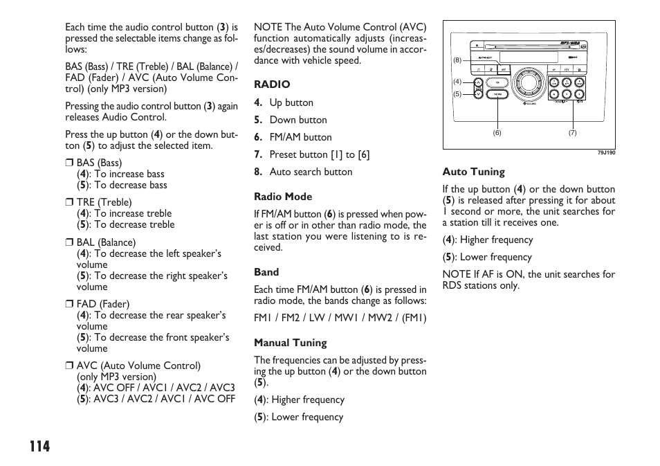 FIAT Sedici User Manual | Page 115 / 270