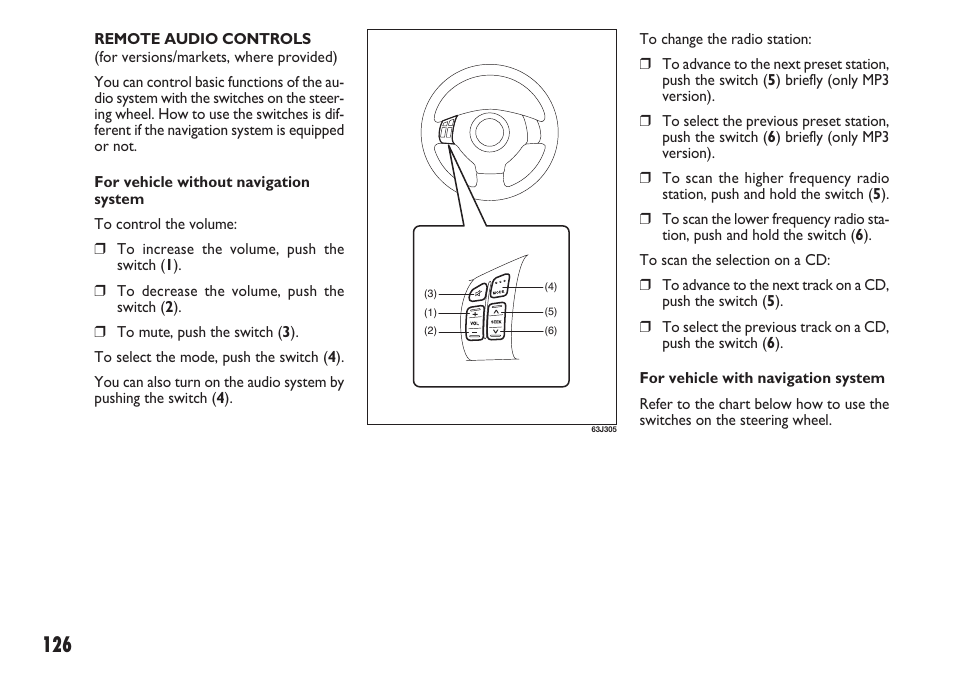 FIAT Sedici User Manual | Page 127 / 270