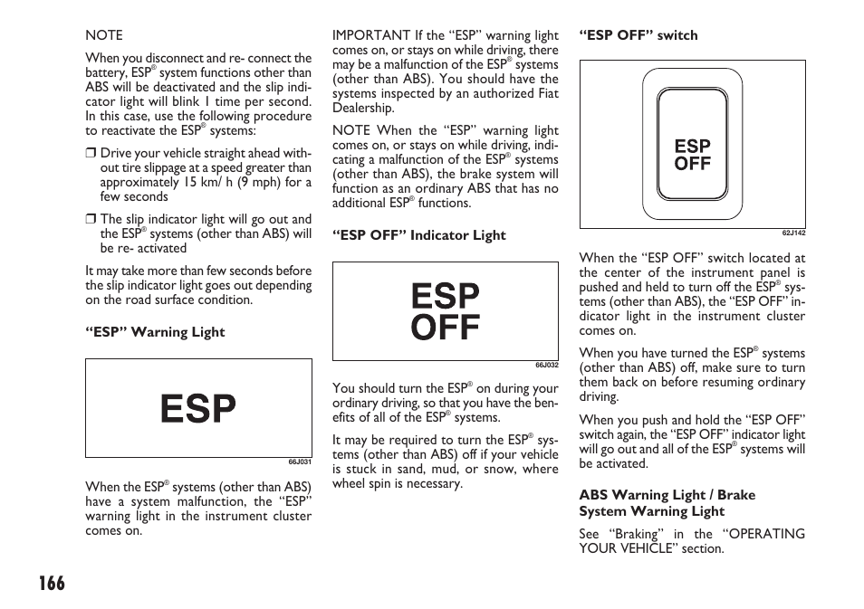 FIAT Sedici User Manual | Page 167 / 270