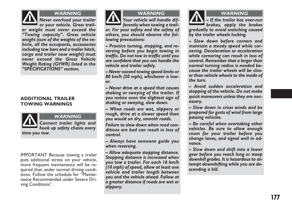 FIAT Sedici User Manual | Page 178 / 270