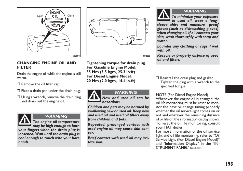 FIAT Sedici User Manual | Page 194 / 270