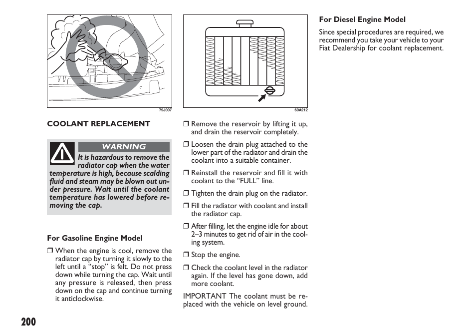 FIAT Sedici User Manual | Page 201 / 270