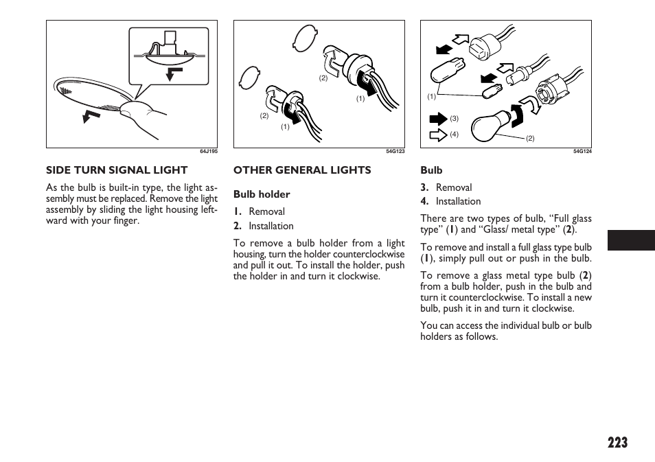 FIAT Sedici User Manual | Page 224 / 270