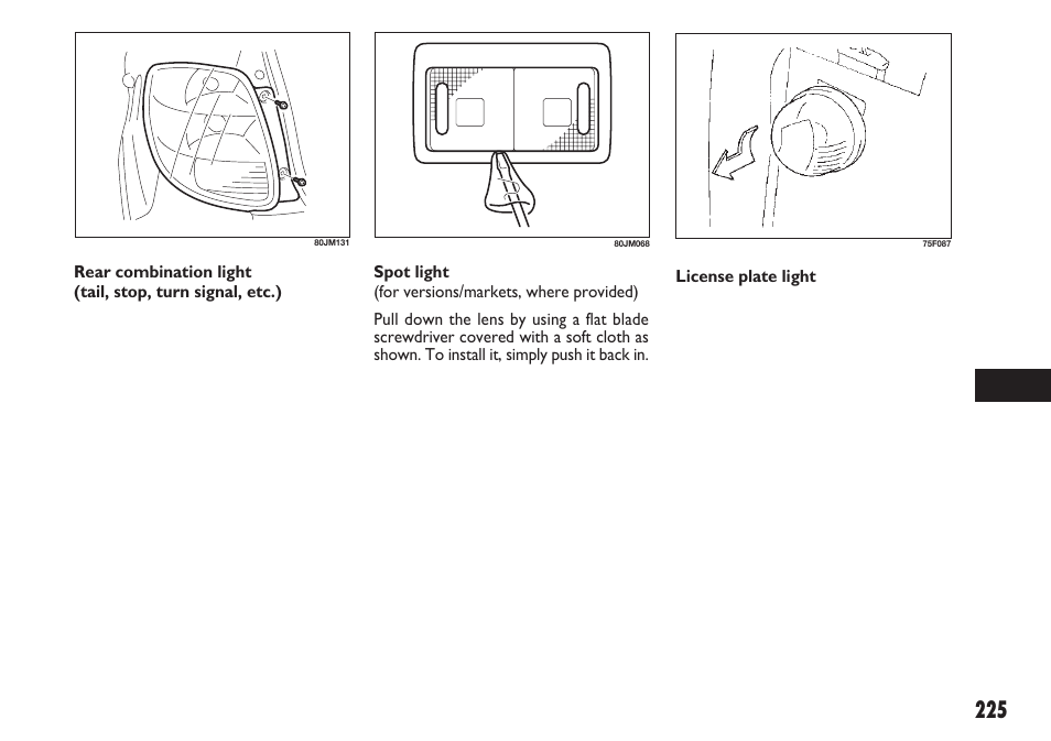 FIAT Sedici User Manual | Page 226 / 270