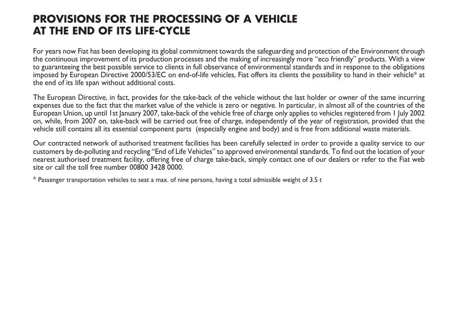 FIAT Sedici User Manual | Page 266 / 270