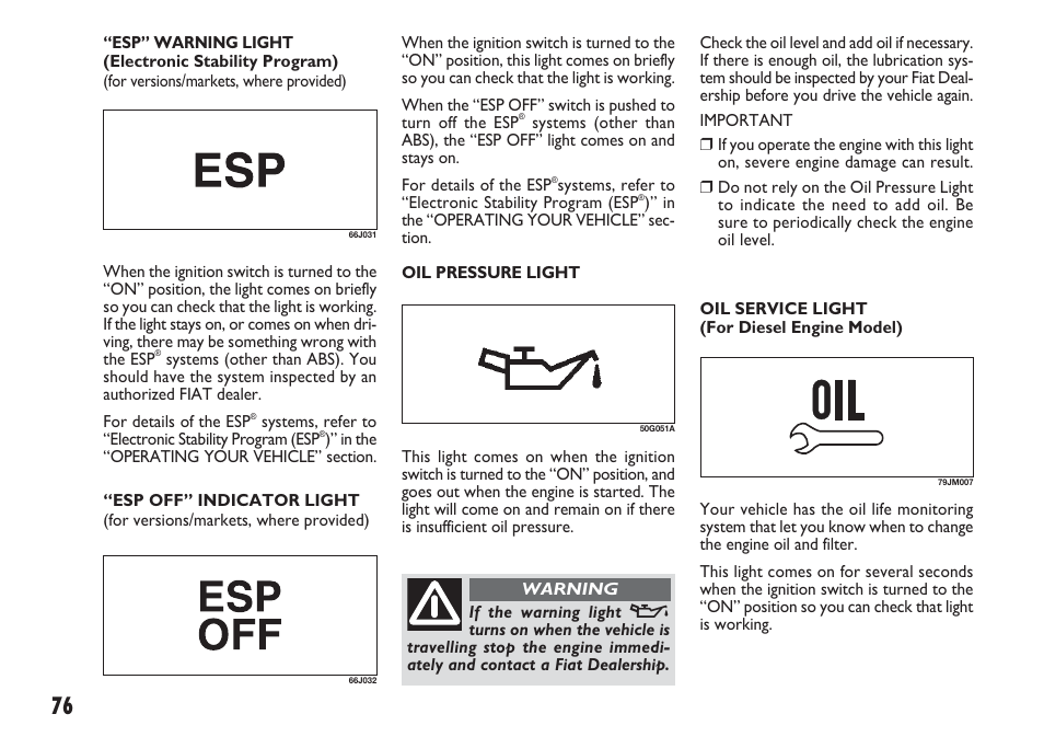 FIAT Sedici User Manual | Page 77 / 270