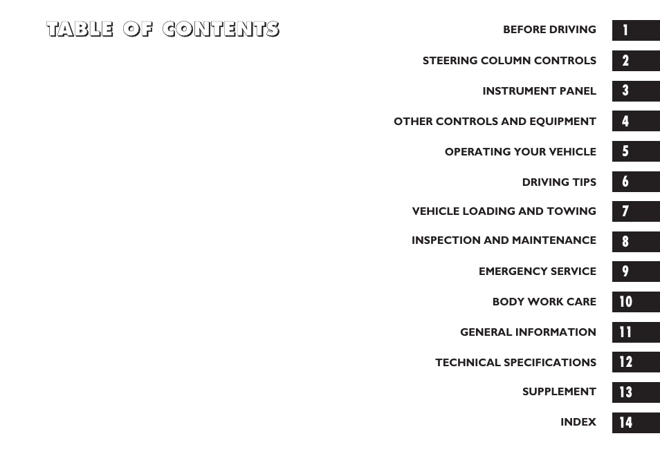 FIAT Sedici User Manual | Page 8 / 270