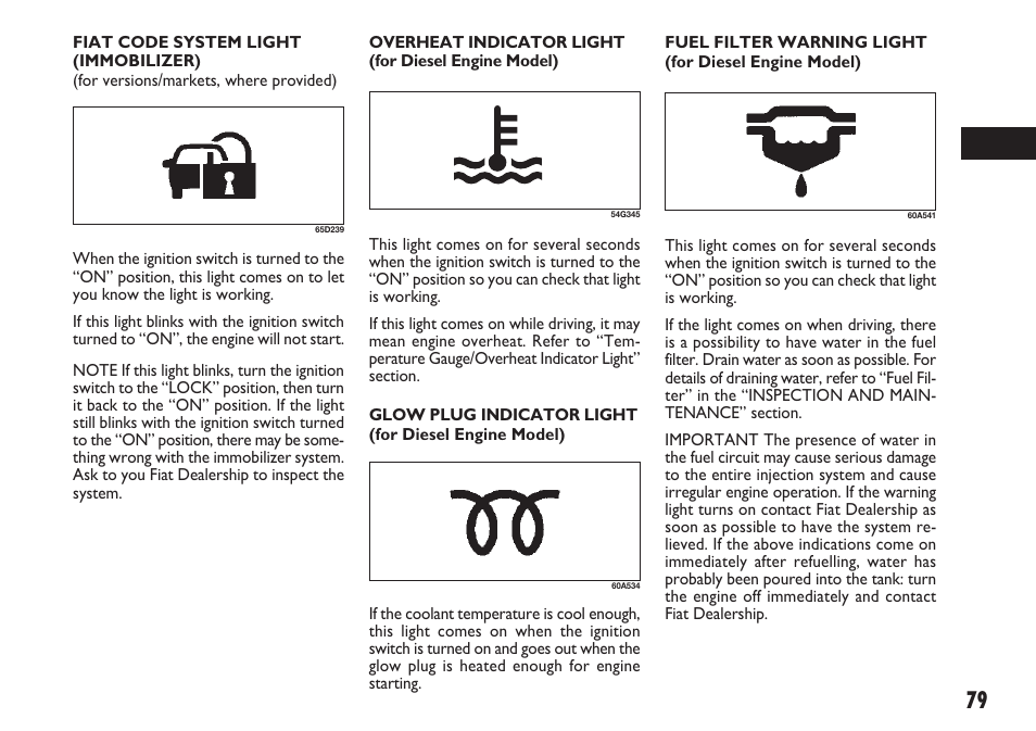 FIAT Sedici User Manual | Page 80 / 270