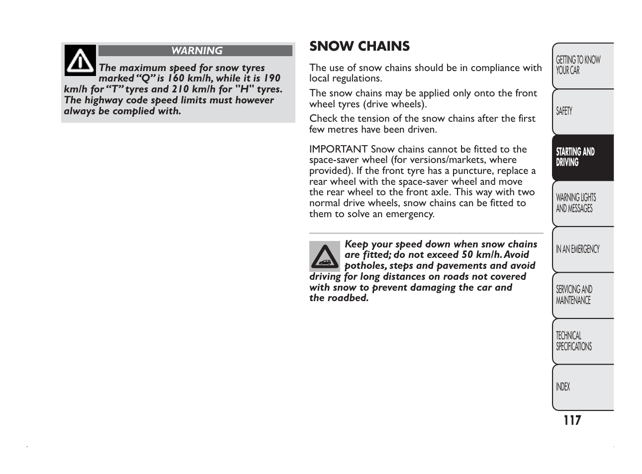 FIAT Panda User Manual | Page 121 / 260