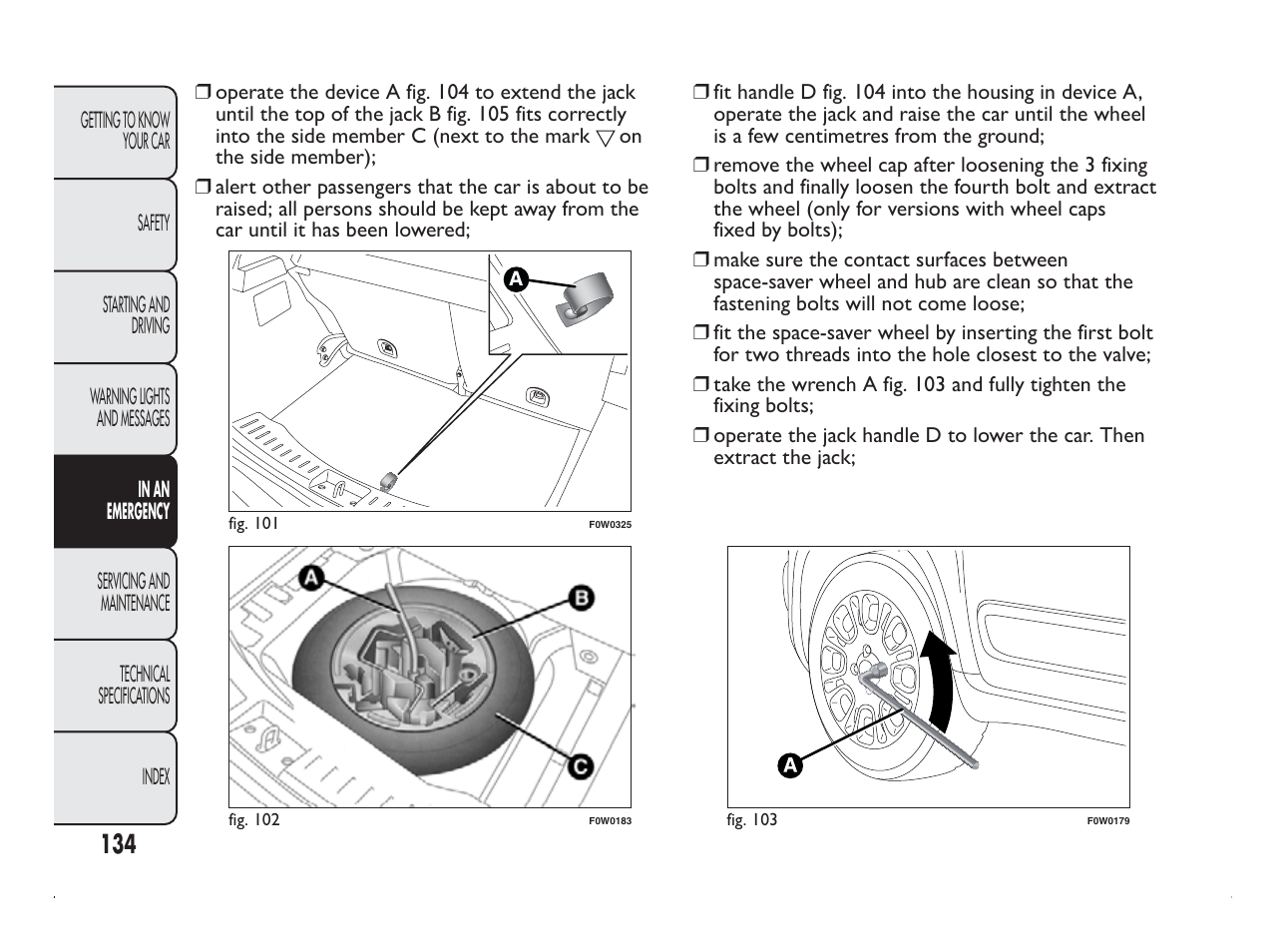 FIAT Panda User Manual | Page 138 / 260