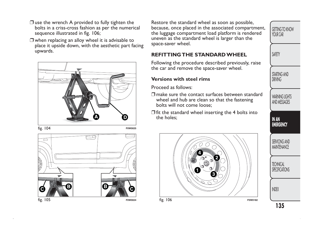 FIAT Panda User Manual | Page 139 / 260