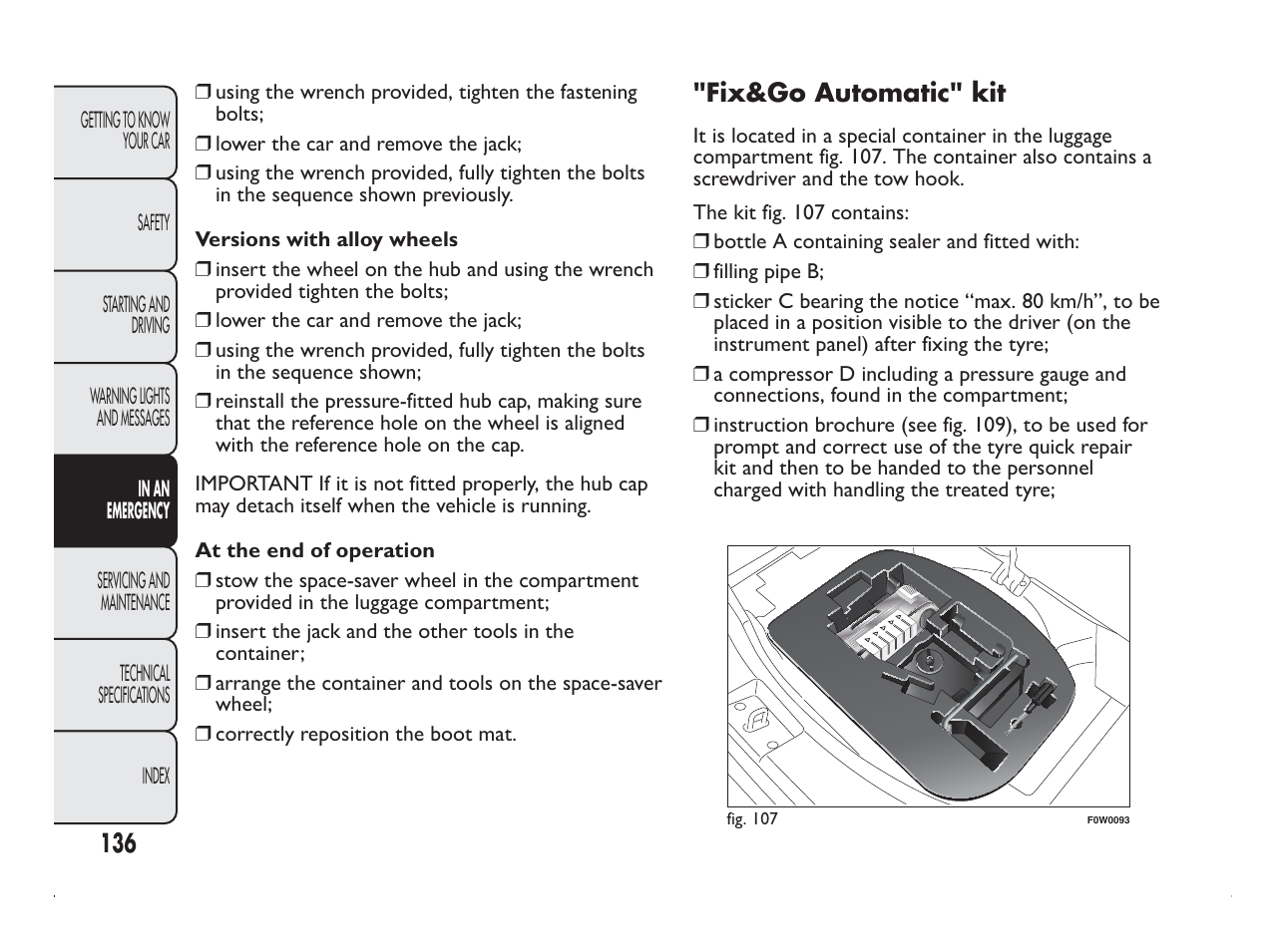 FIAT Panda User Manual | Page 140 / 260