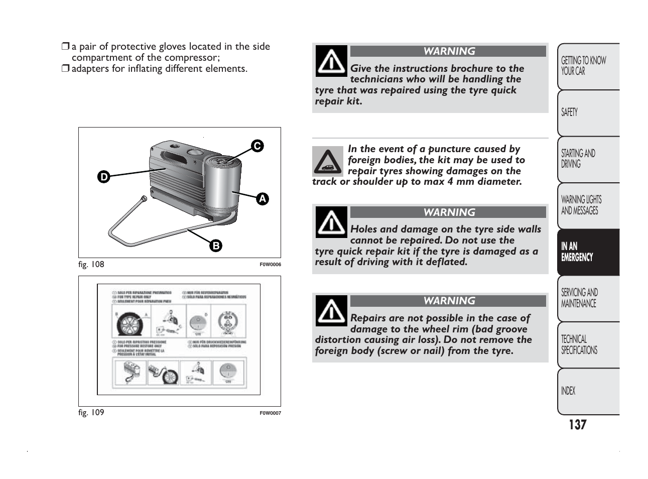 FIAT Panda User Manual | Page 141 / 260