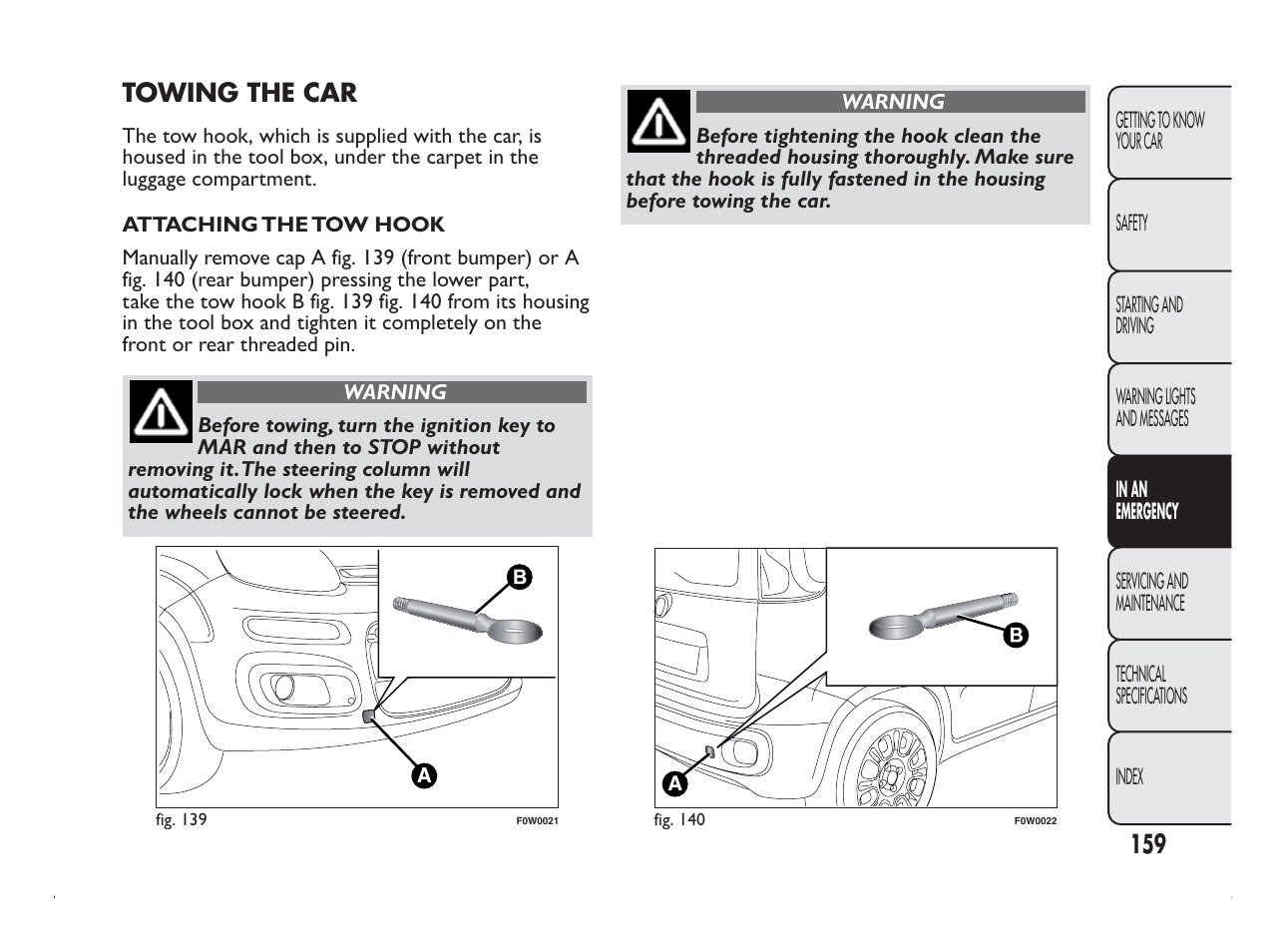 FIAT Panda User Manual | Page 163 / 260