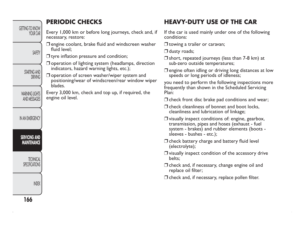 FIAT Panda User Manual | Page 170 / 260