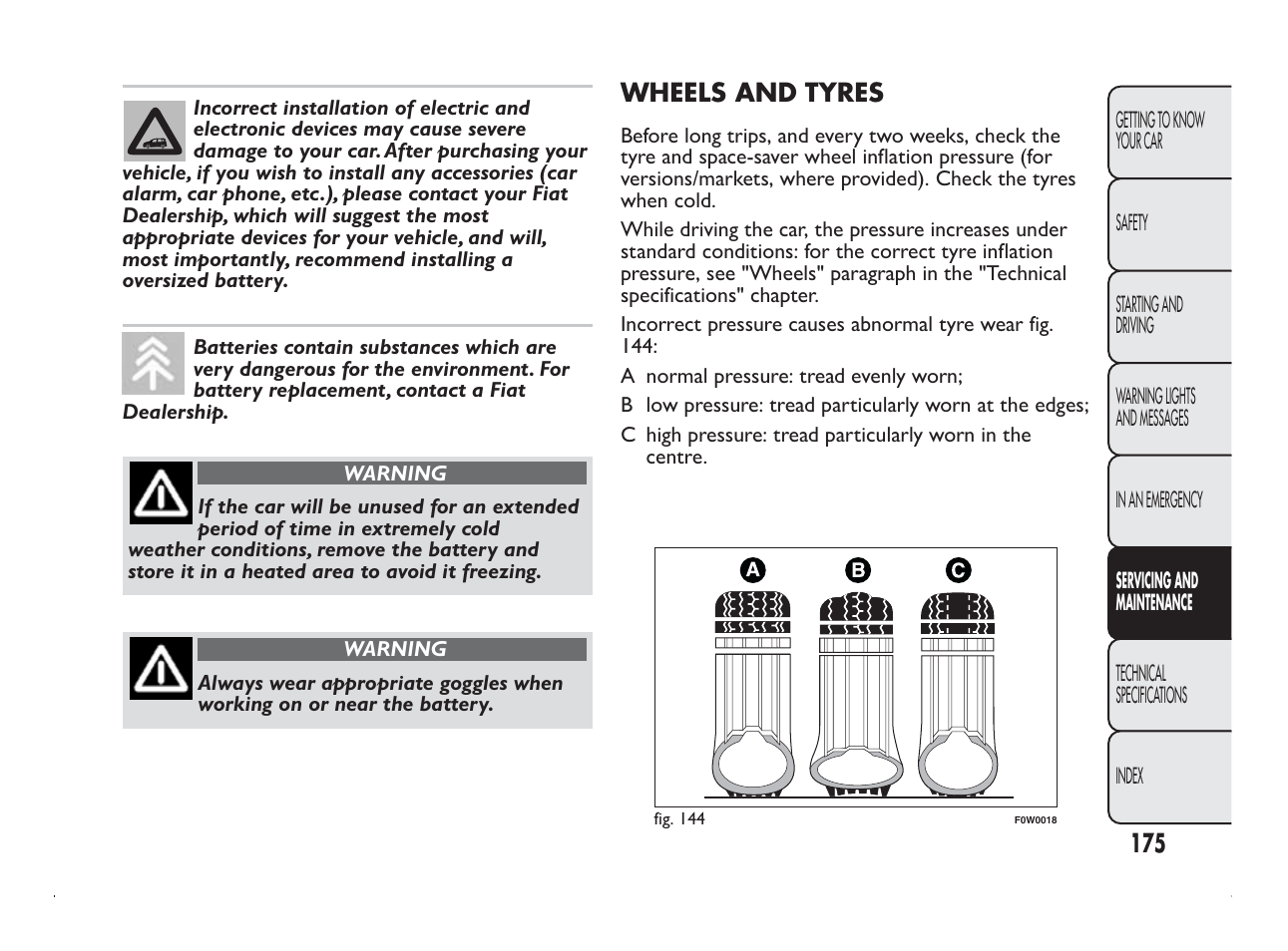 FIAT Panda User Manual | Page 179 / 260