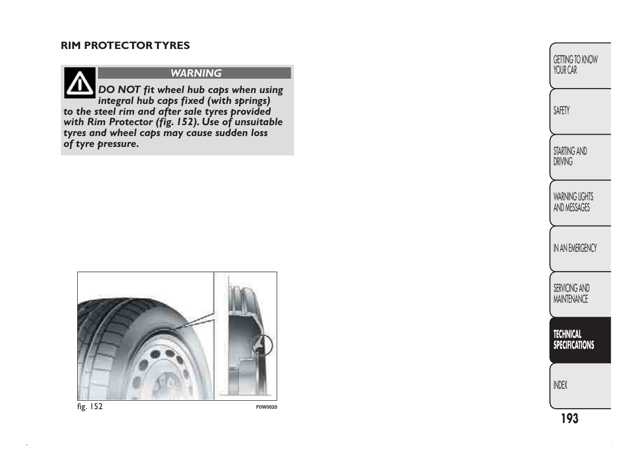 FIAT Panda User Manual | Page 197 / 260