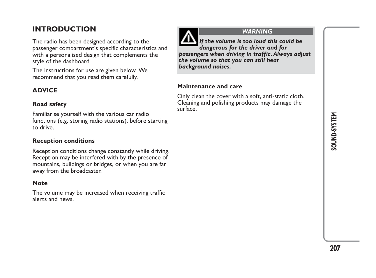 FIAT Panda User Manual | Page 211 / 260