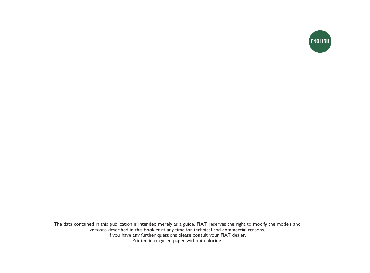 FIAT Panda User Manual | Page 260 / 260