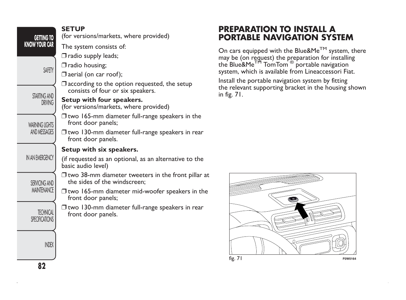 FIAT Panda User Manual | Page 86 / 260