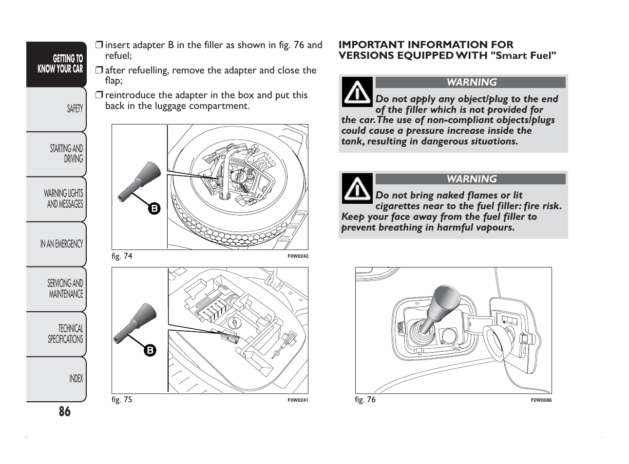 FIAT Panda User Manual | Page 90 / 260