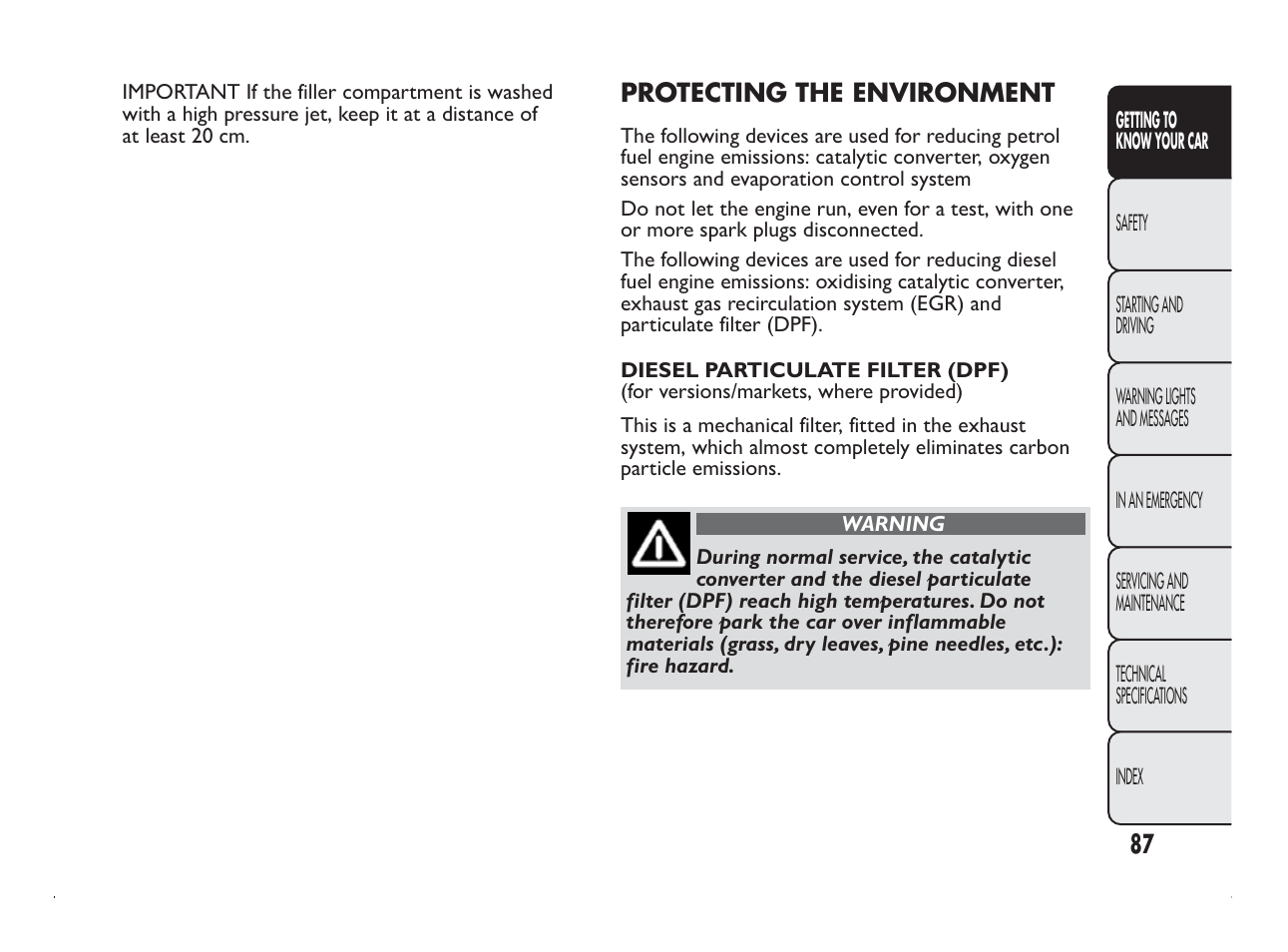 FIAT Panda User Manual | Page 91 / 260