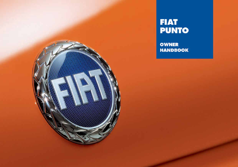 FIAT Punto Classic User Manual | 298 pages