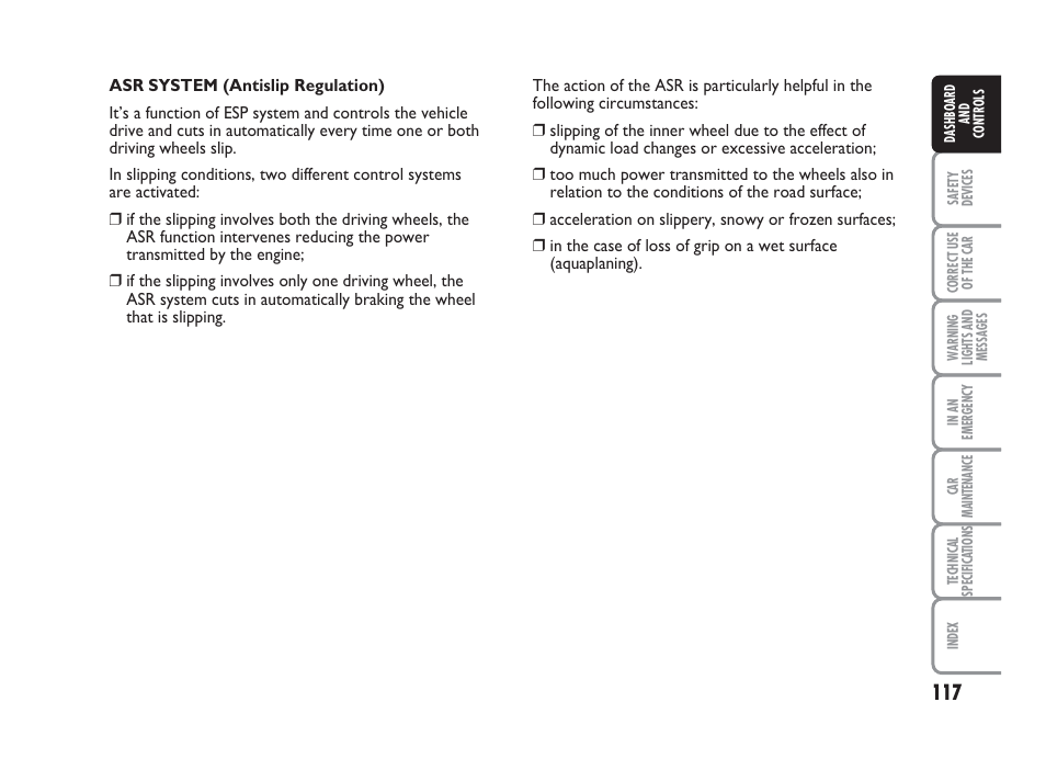 FIAT Punto Classic User Manual | Page 118 / 298