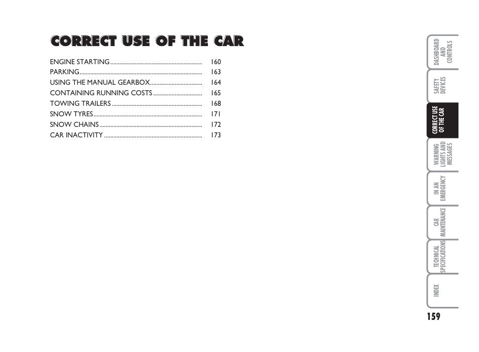 FIAT Punto Classic User Manual | Page 160 / 298