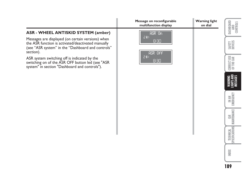 FIAT Punto Classic User Manual | Page 190 / 298