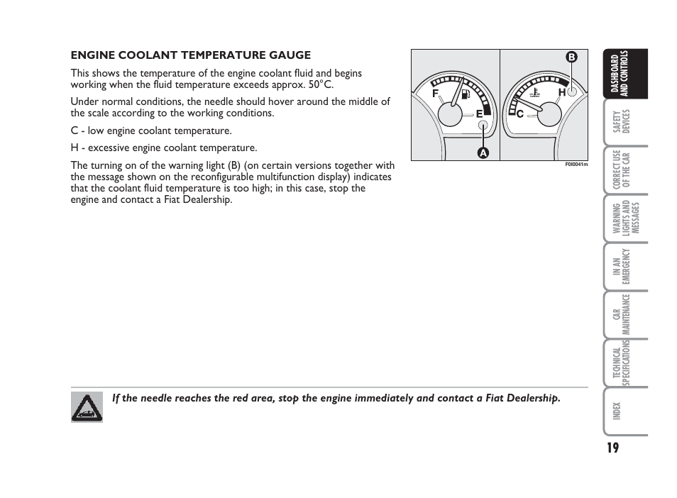 FIAT Punto Classic User Manual | Page 20 / 298